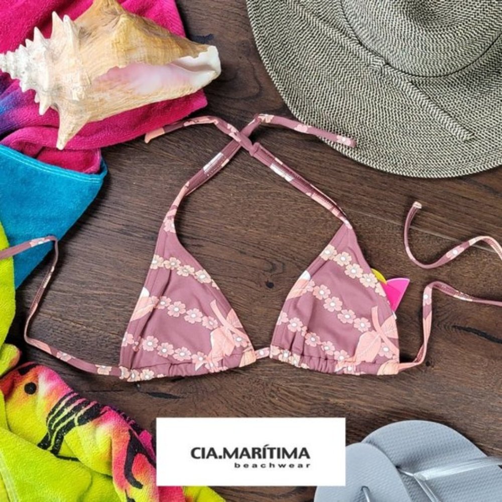 Cia. Marítima Floral Bikini Top